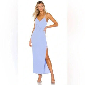 Revolve NBD Saanvie midi dress in periwinkle blue